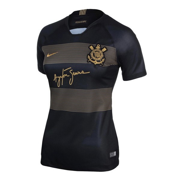 Maillot Football Corinthians Paulista Third Femme 2018-19 Noir